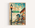 Lancaster Avenue Print - Philadelphia, Pennsylvania, USA