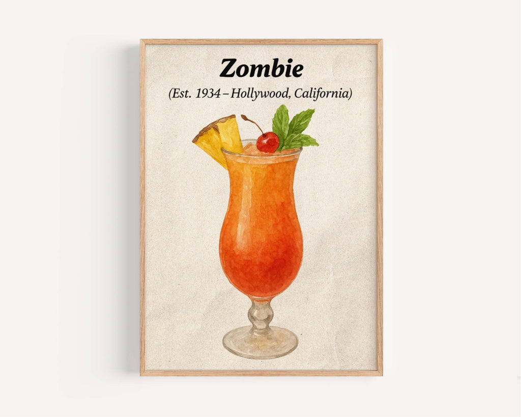 Zombie Cocktail Print