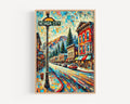 Nevada City Wall Art Vintage - California, USA