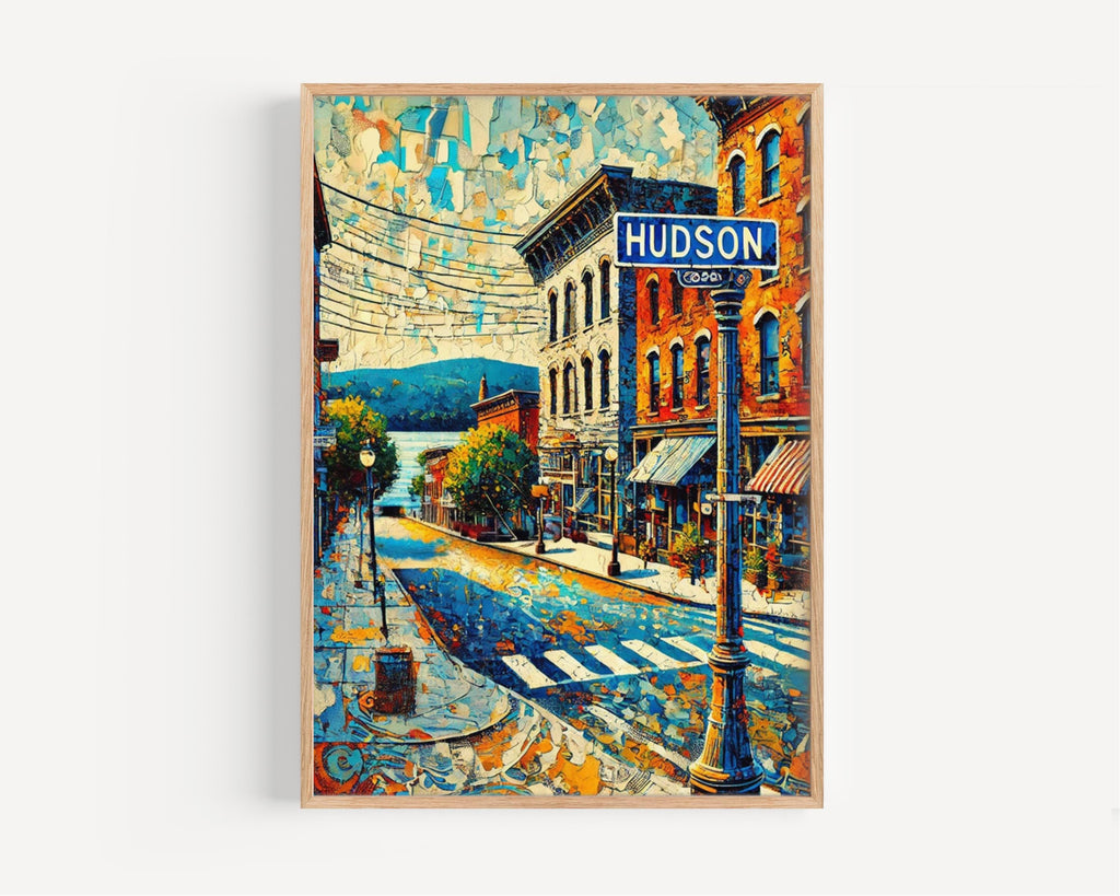 Hudson Print - New York City, New York, USA