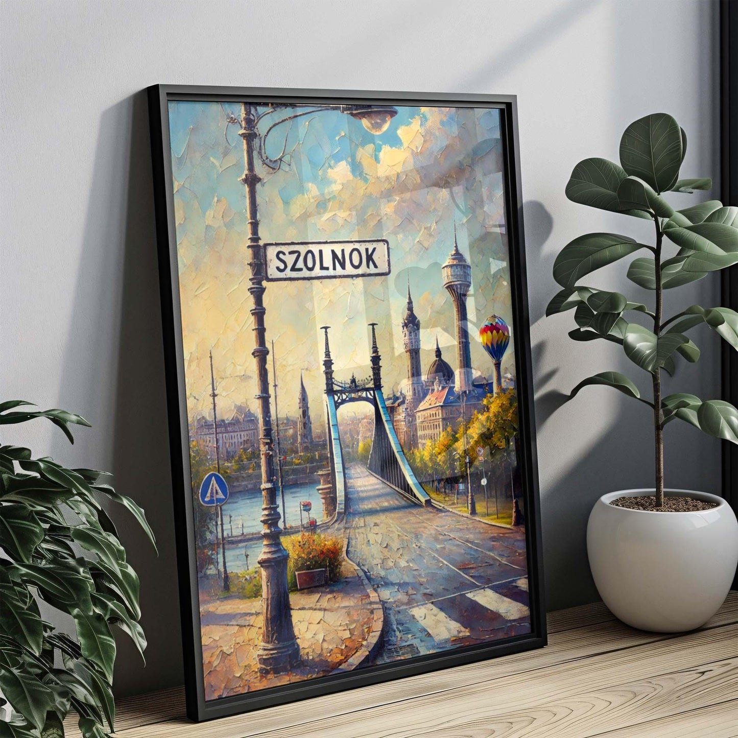 Szolnok Art Print - Hungary City Wall Art, Travel Poster, European Home Decor, Housewarming Gift, Szolnok Travel Print
