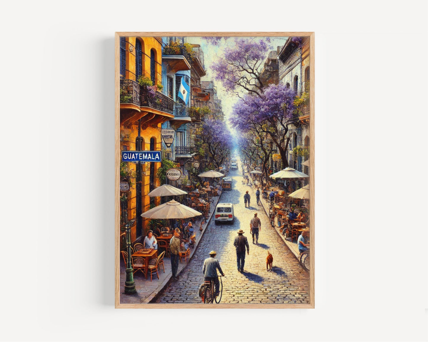 Buenos Aires Art Print: Guatemala Street Scene, Palermo District
