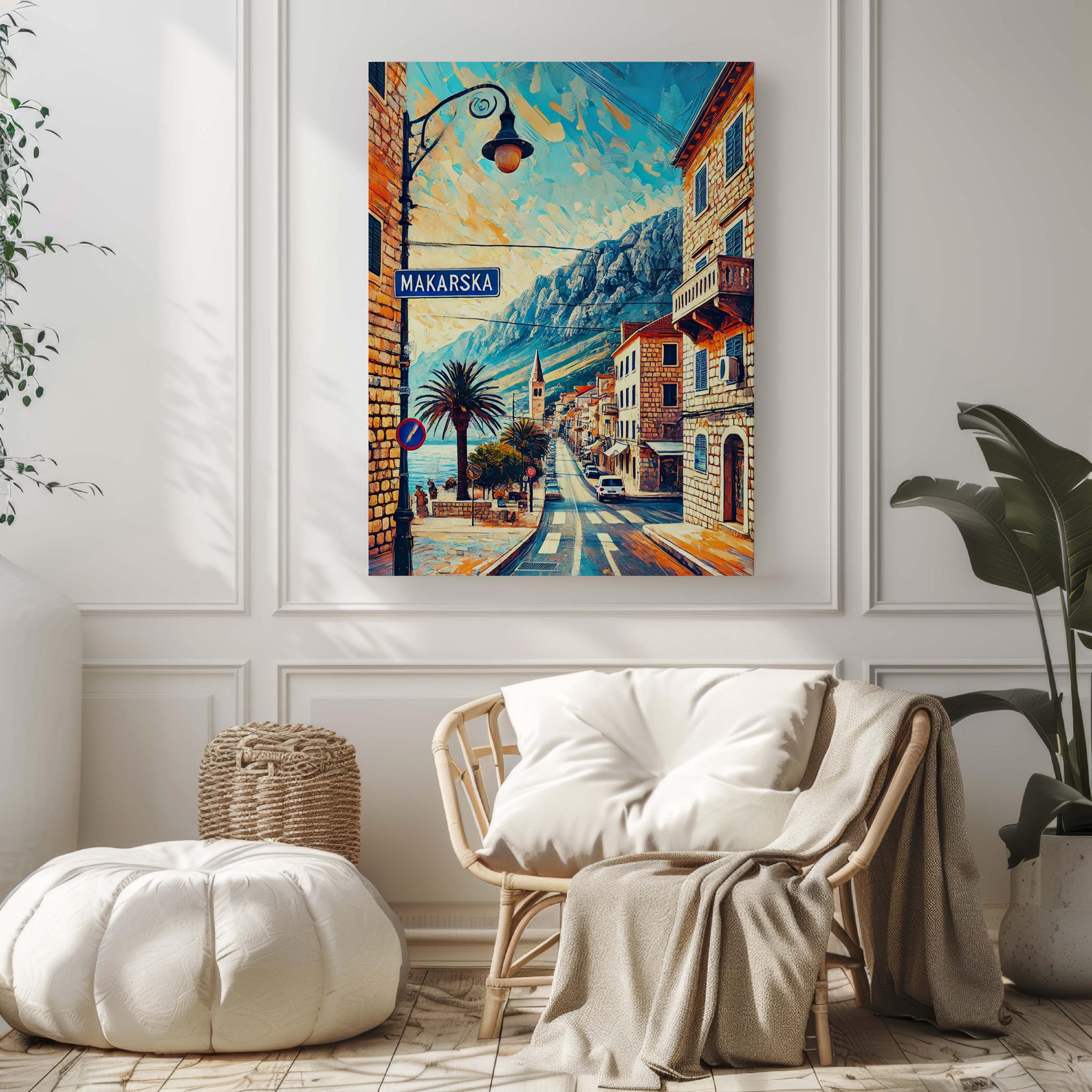 Makarska Coastal Poster - Makarska, Croatia