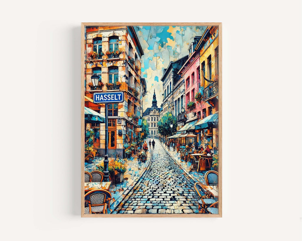 Hasselt City Print - Hasselt, Belgium