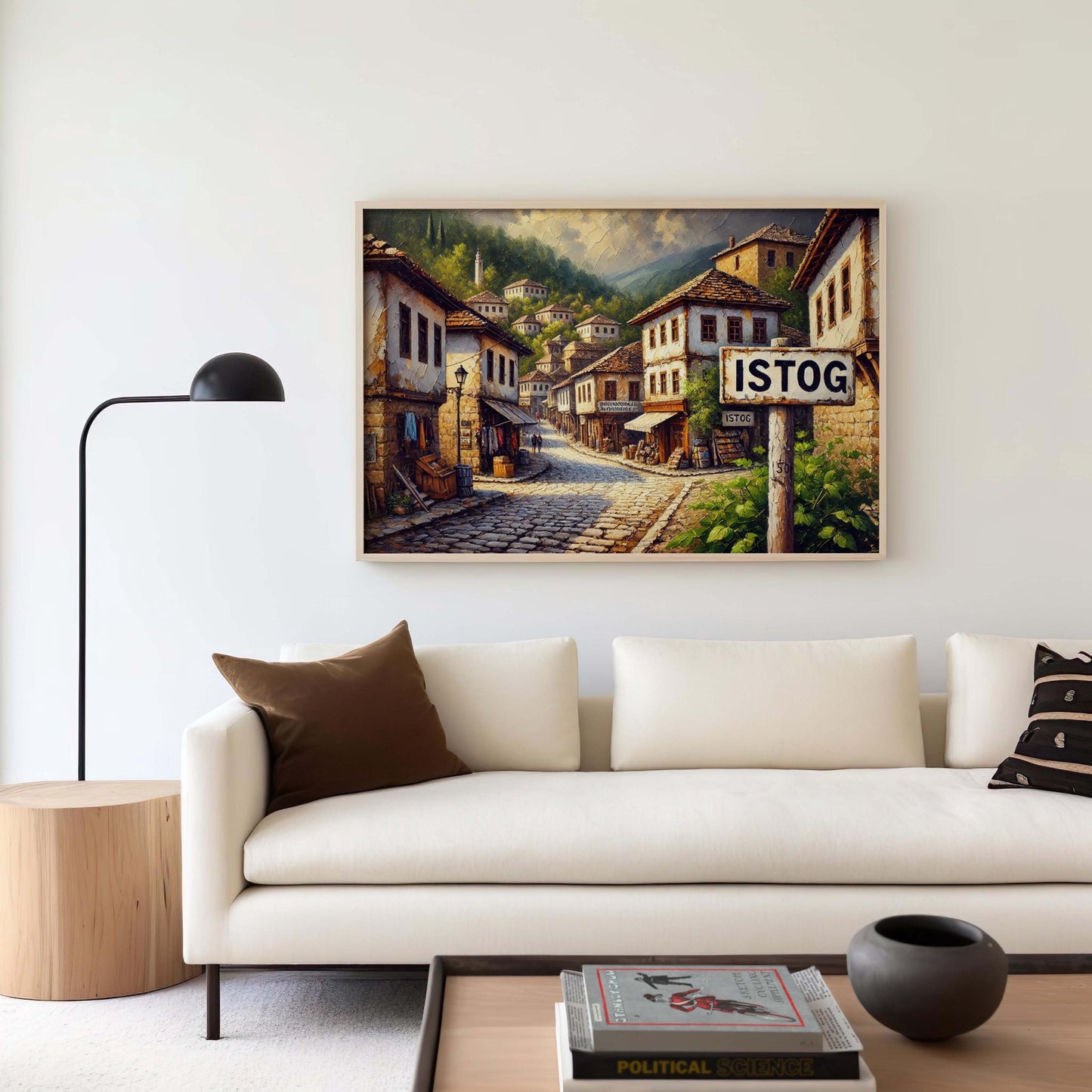Istog Art Print - Kosovo City Travel Poster, European Wall Art, Istog Gift, Housewarming Decor, Unique Kosovo Artwork & Travel Memorabilia