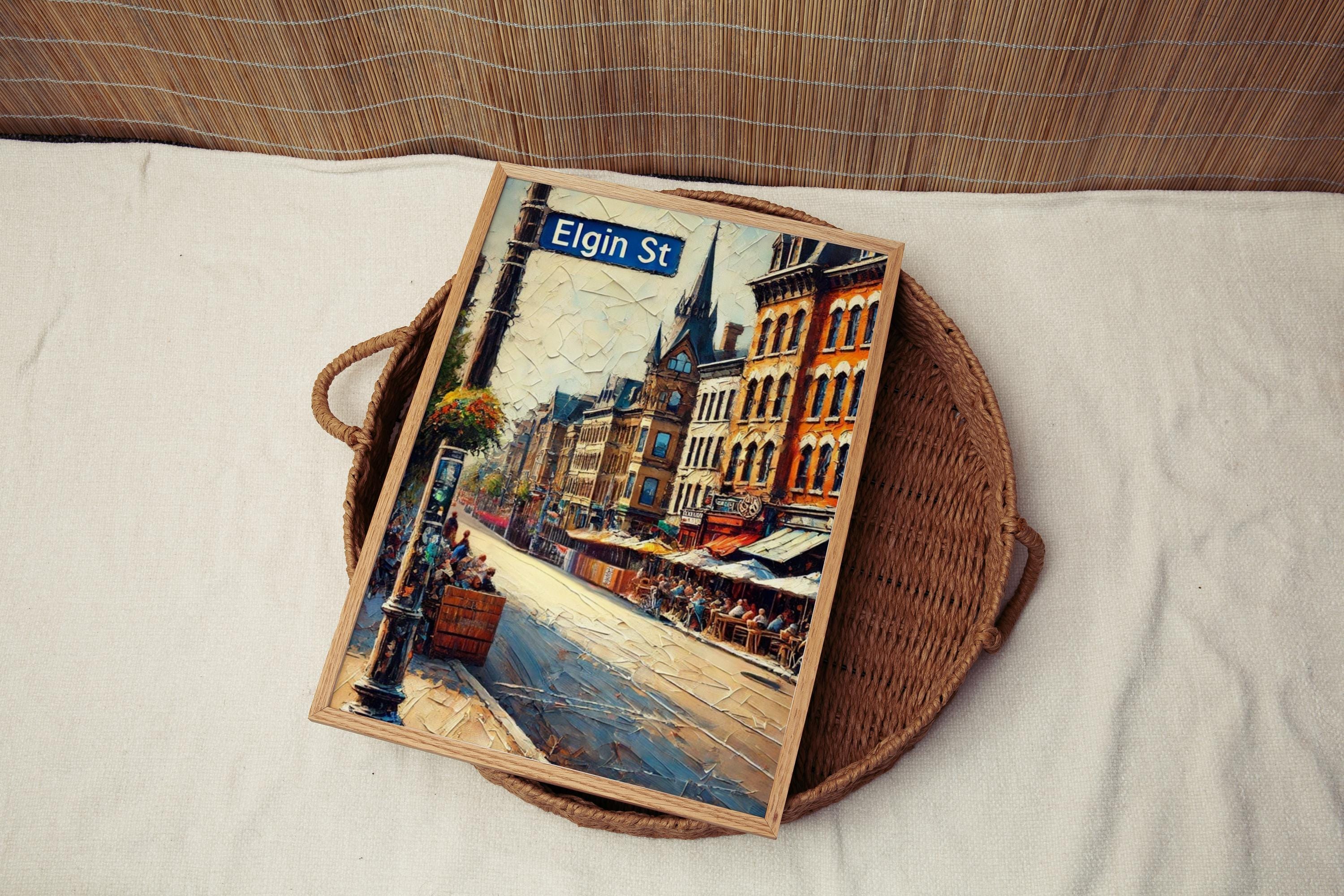 Elgin Street Modern Print - Ottawa, Canada