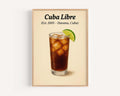 Cuba Libre Print Vintage - Havana, Cuba