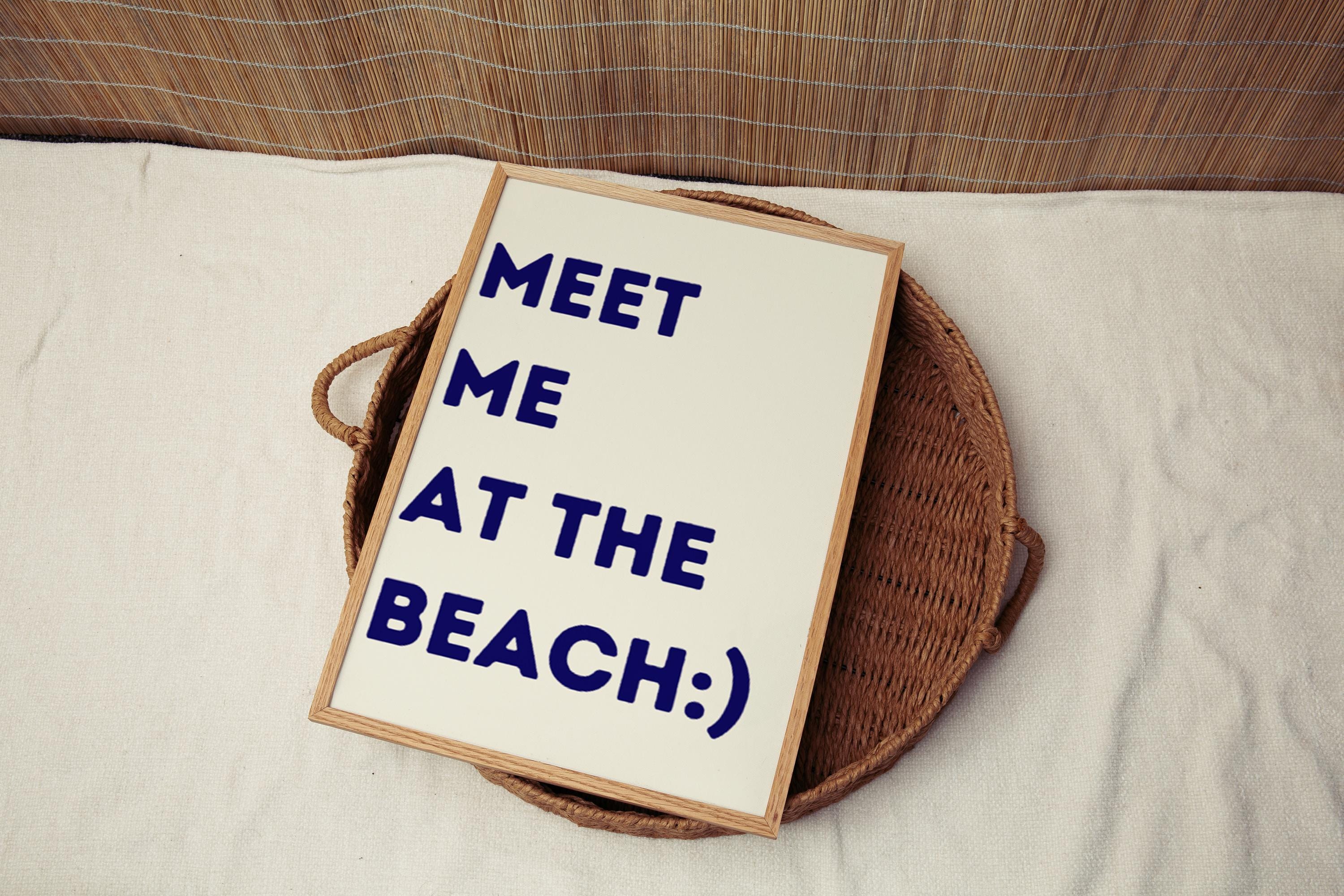 Beach Print Dorm Decor