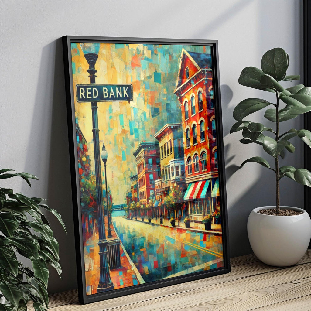 Red Bank Print - Red Bank, New Jersey, USA