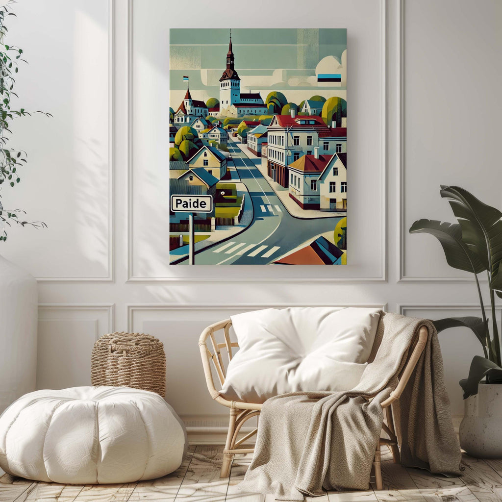 Voru City Travel Poster - Voru, Estonia