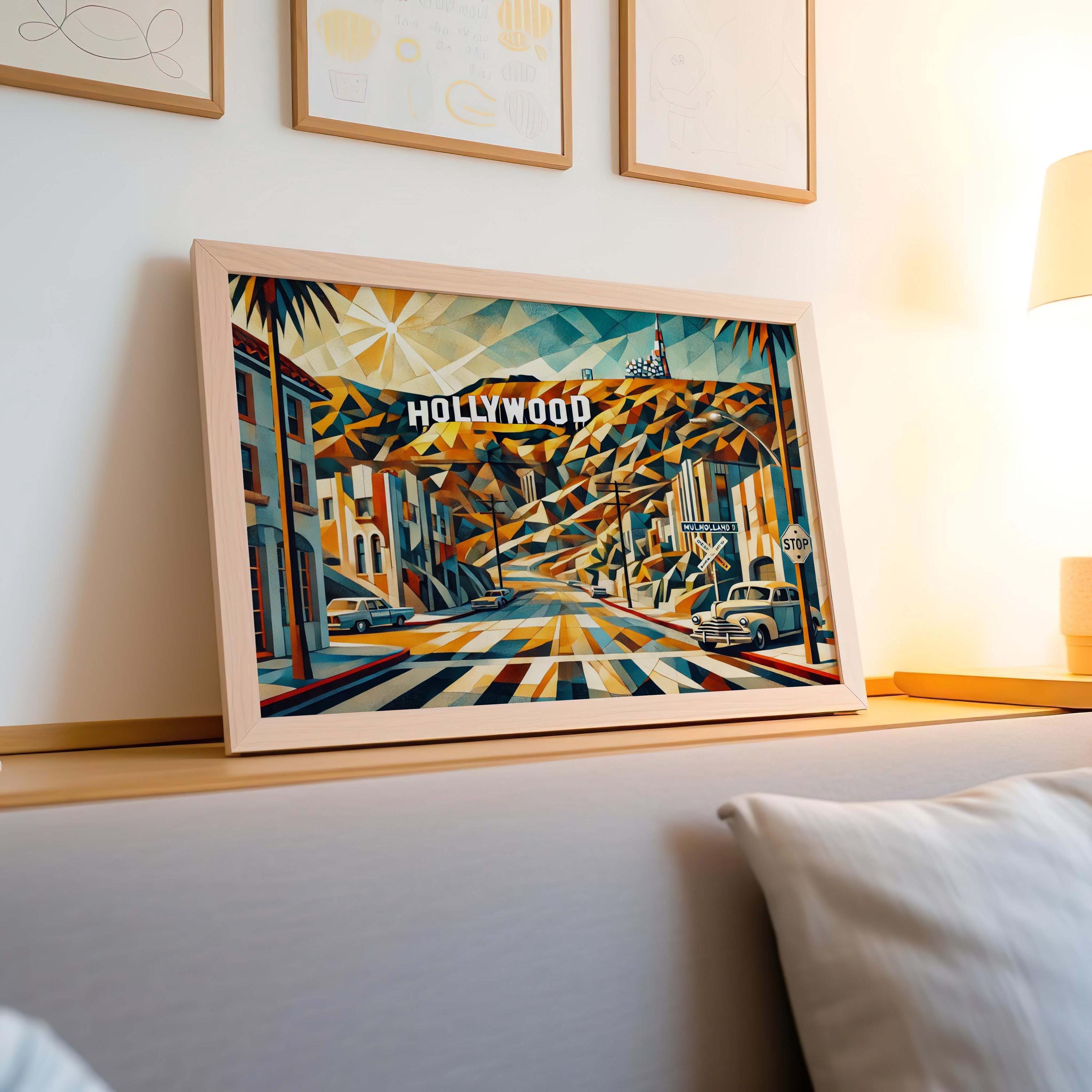 Mulholland Street Print - Los Angeles, California, USA