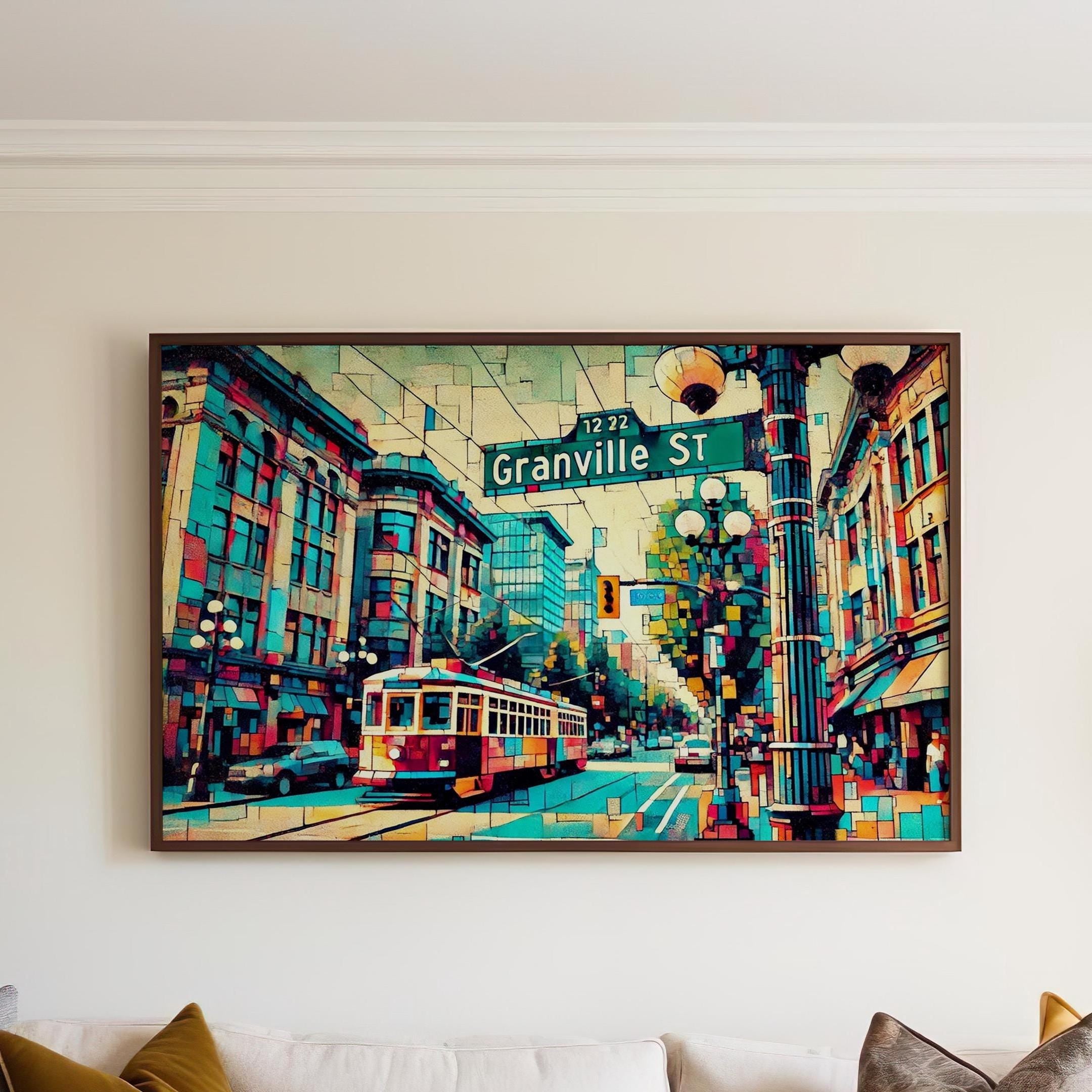 Granville St Print - Vancouver, Canada