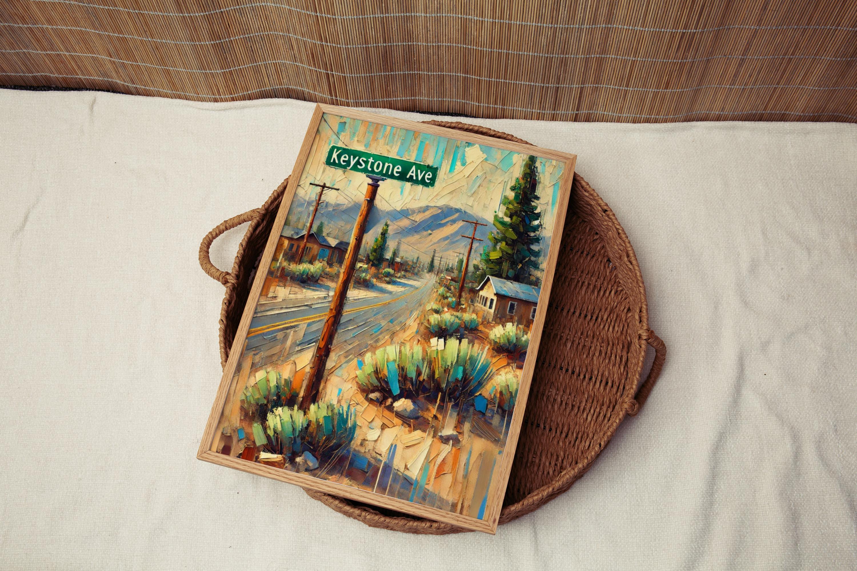 Keystone Avenue Print - Nevada, USA