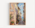 Rue Caroline Wall Art Print: Monte Carlo Monaco Travel Poster