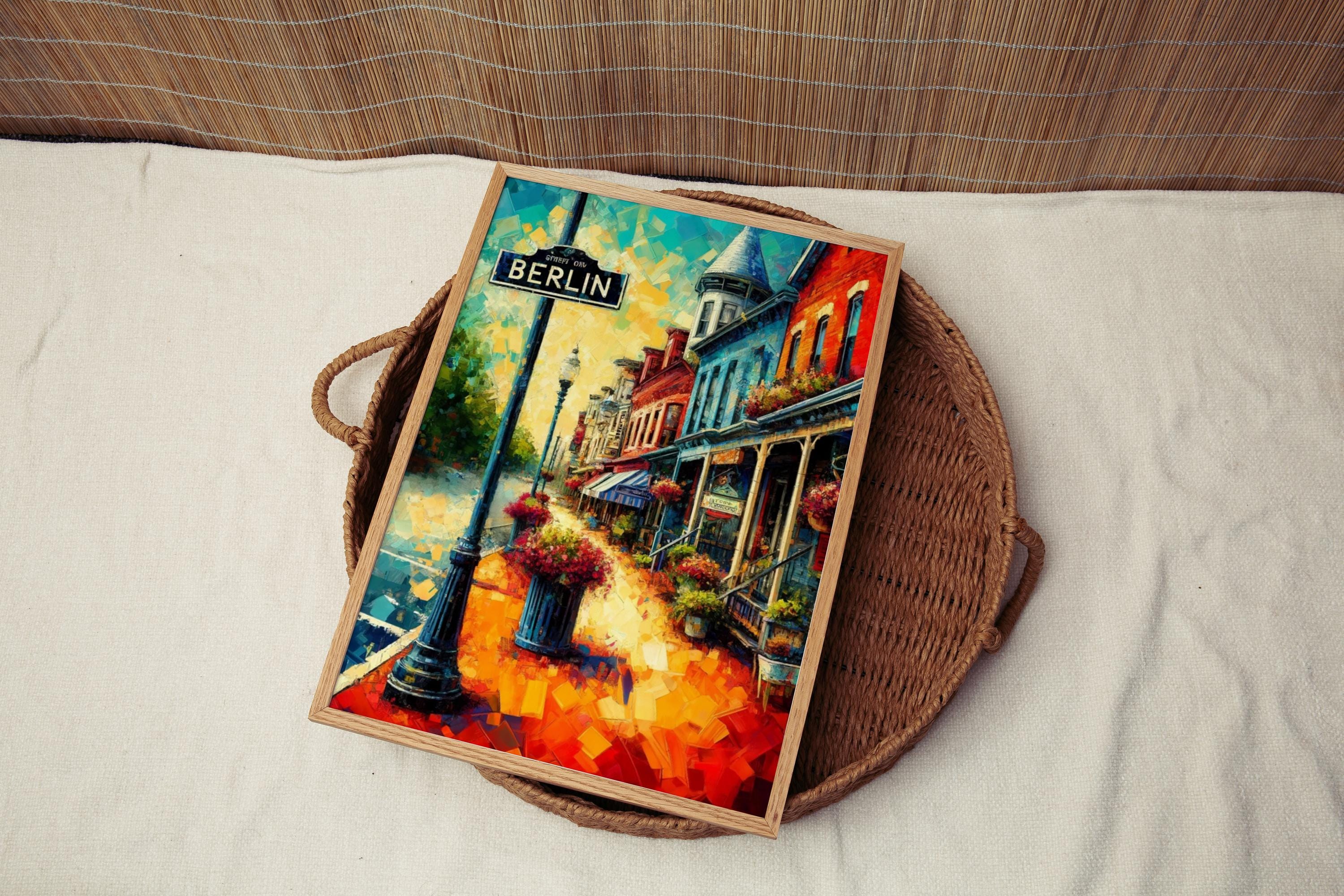 Maryland Wall Art Travel Print - Berlin Poster American Decor Housewarming Gift, Unique Maryland Art for Home