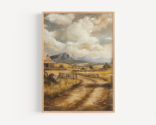American Landscape Wall Art | Abstract USA Poster | Patriotic United States Home Decor | American Independence Artwork for Living Room
