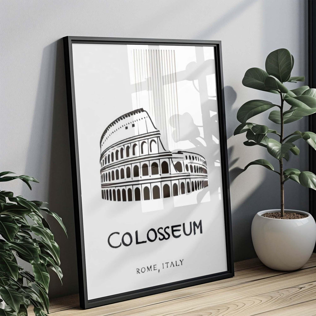 Colosseum Print Vintage - Rome, Italy