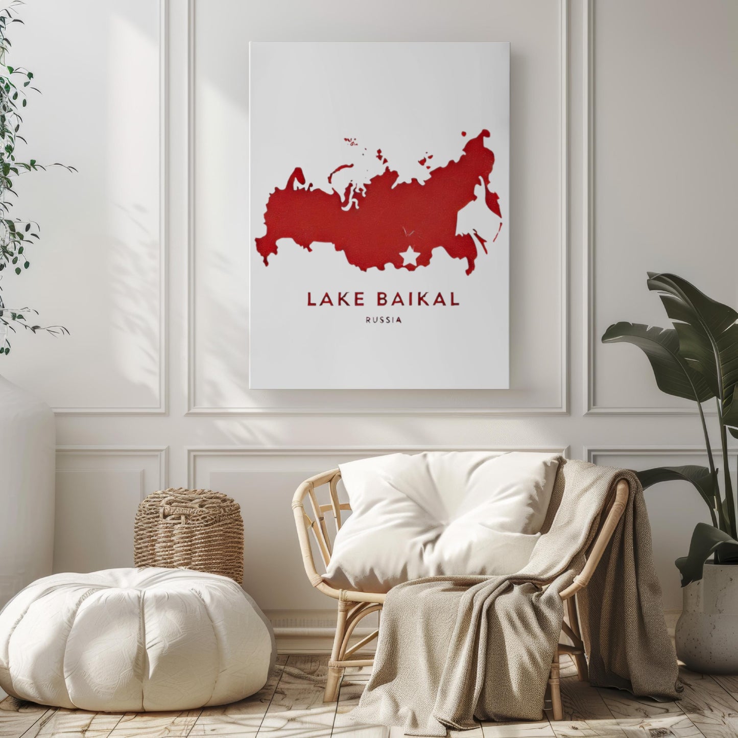 Lake Baikal Wall Art - Russia Travel Print, Home Decor, Housewarming Gift, Scenic Lake Baikal Artwork, Russian Landscape Poster