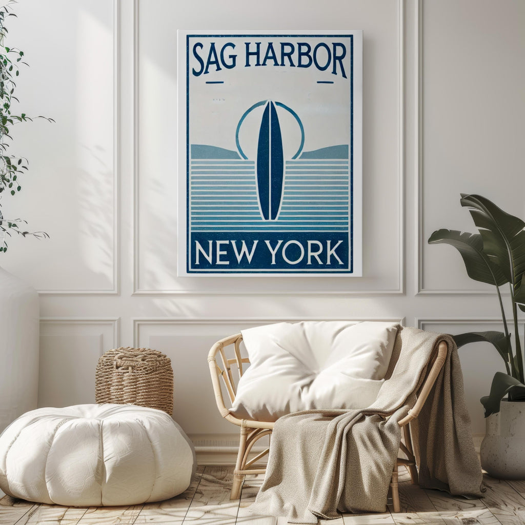 Sag Harbor Coastal Print - New York, USA