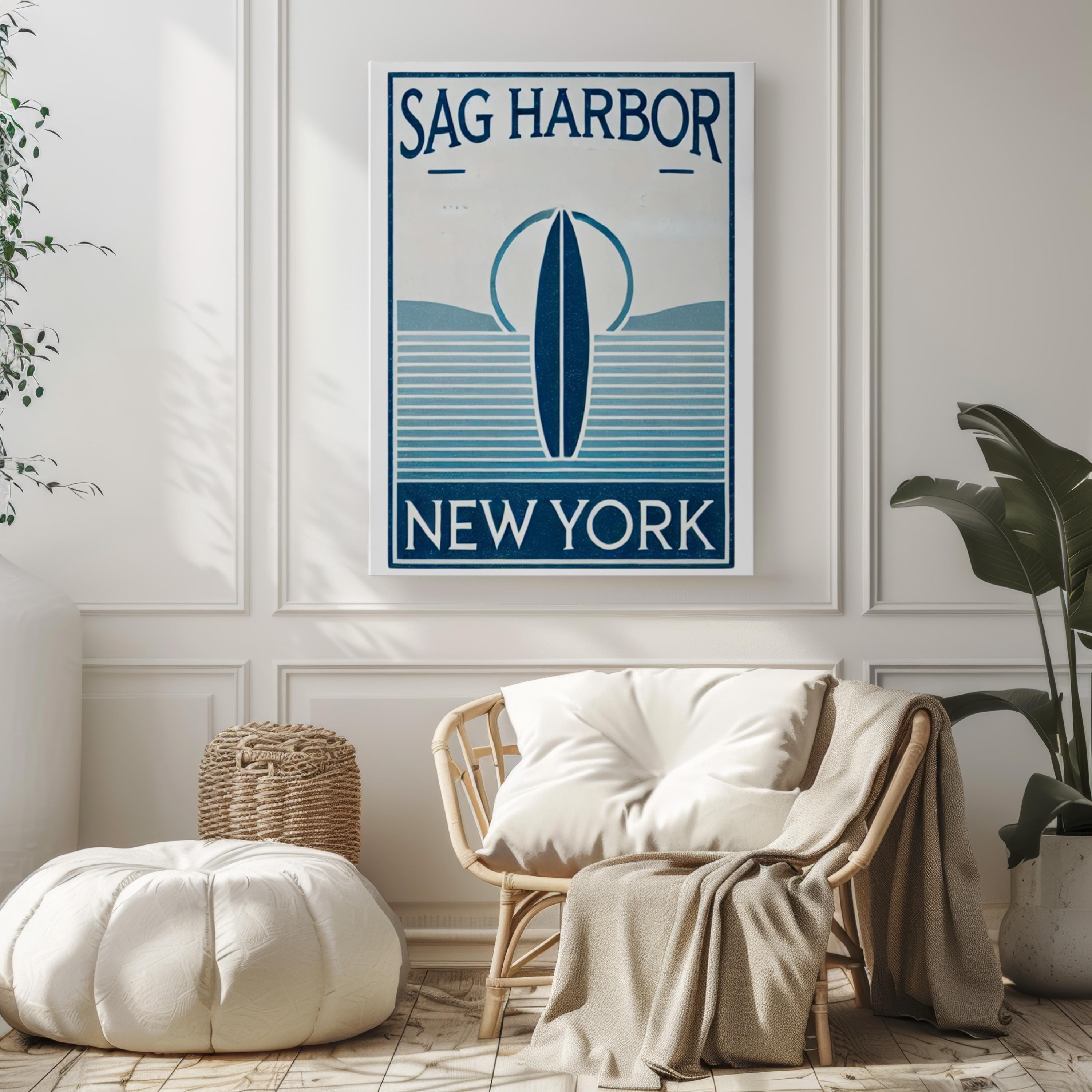Sag Harbor Coastal Print - New York, USA