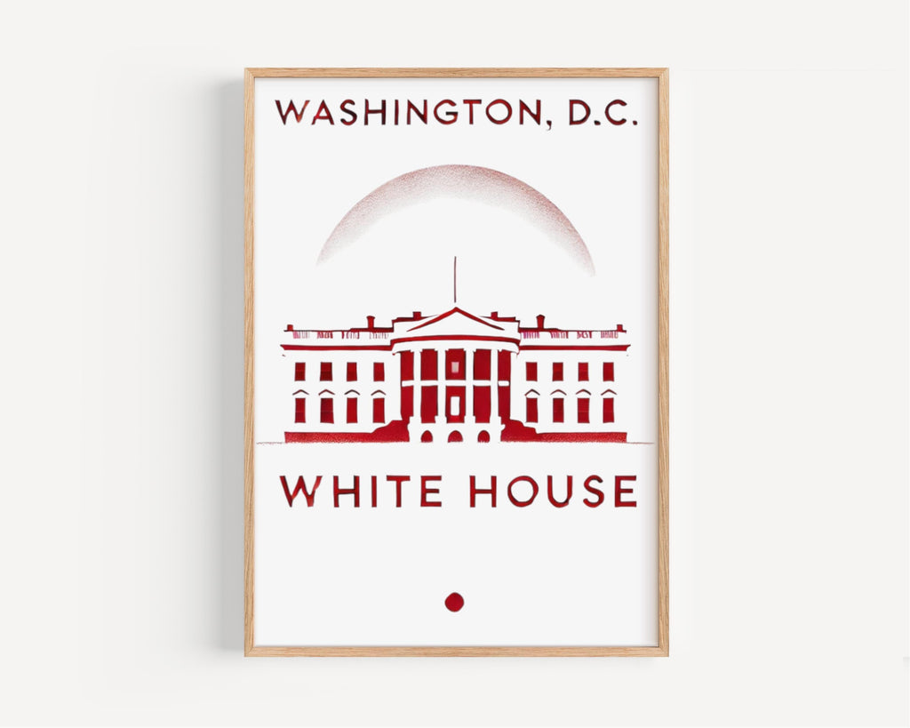 White House Wall Art - Washington, DC, USA