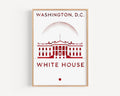 White House Wall Art - Washington, DC, USA