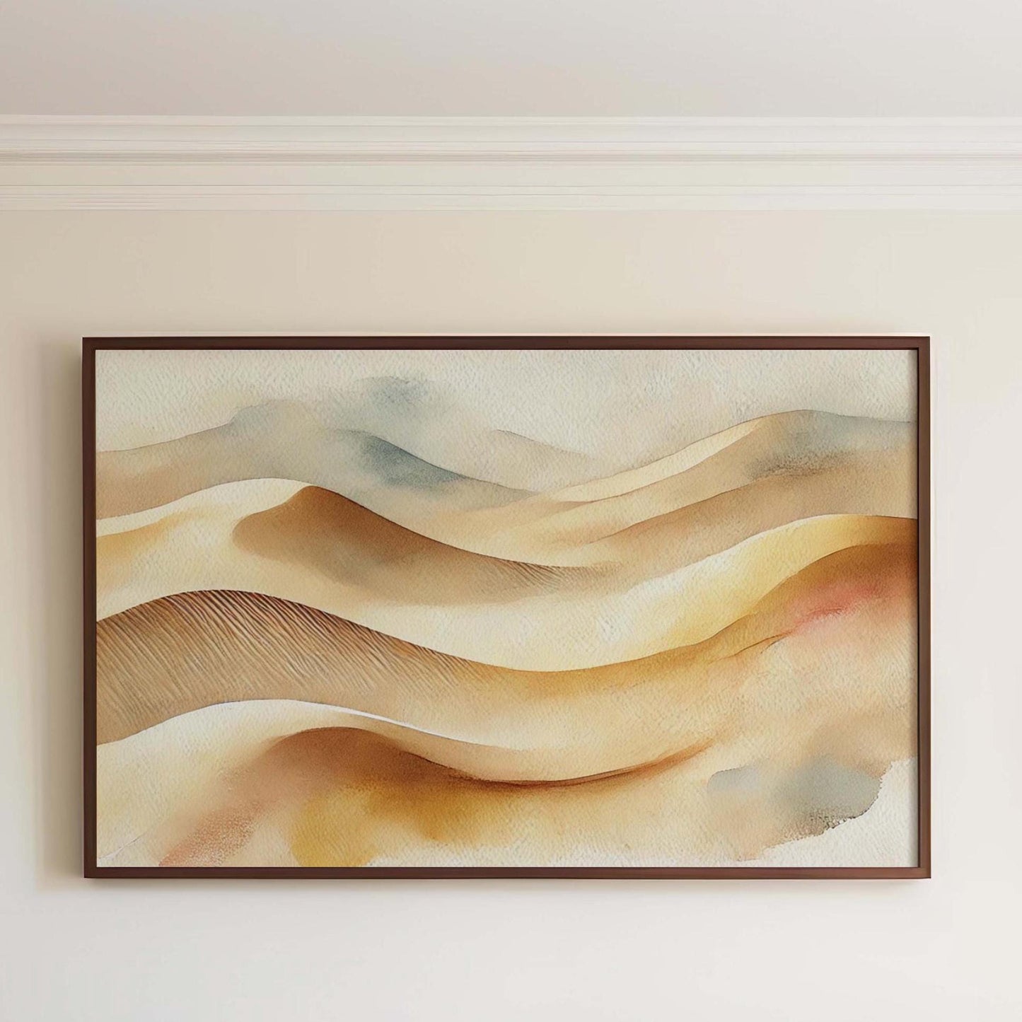 Nature Gift Dunes Wall Art Print - Desert Sand Home Decor, Family & Housewarming Nature-Inspired Artwork, New Home