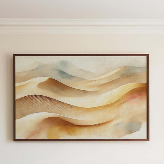 Nature Gift Dunes Wall Art Print - Desert Sand Home Decor, Family & Housewarming Nature-Inspired Artwork, New Home