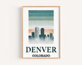 Denver Print Decor - Denver, Colorado, USA