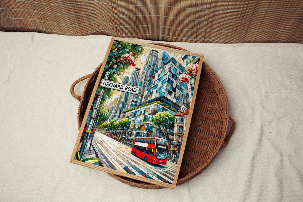Orchard Road Wall Art Modern - Singapore