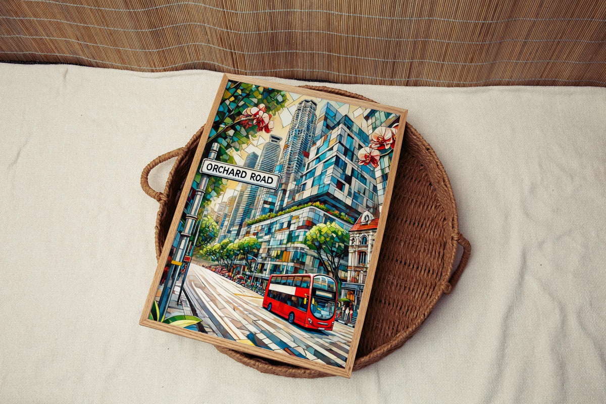 Orchard Road Wall Art Modern - Singapore