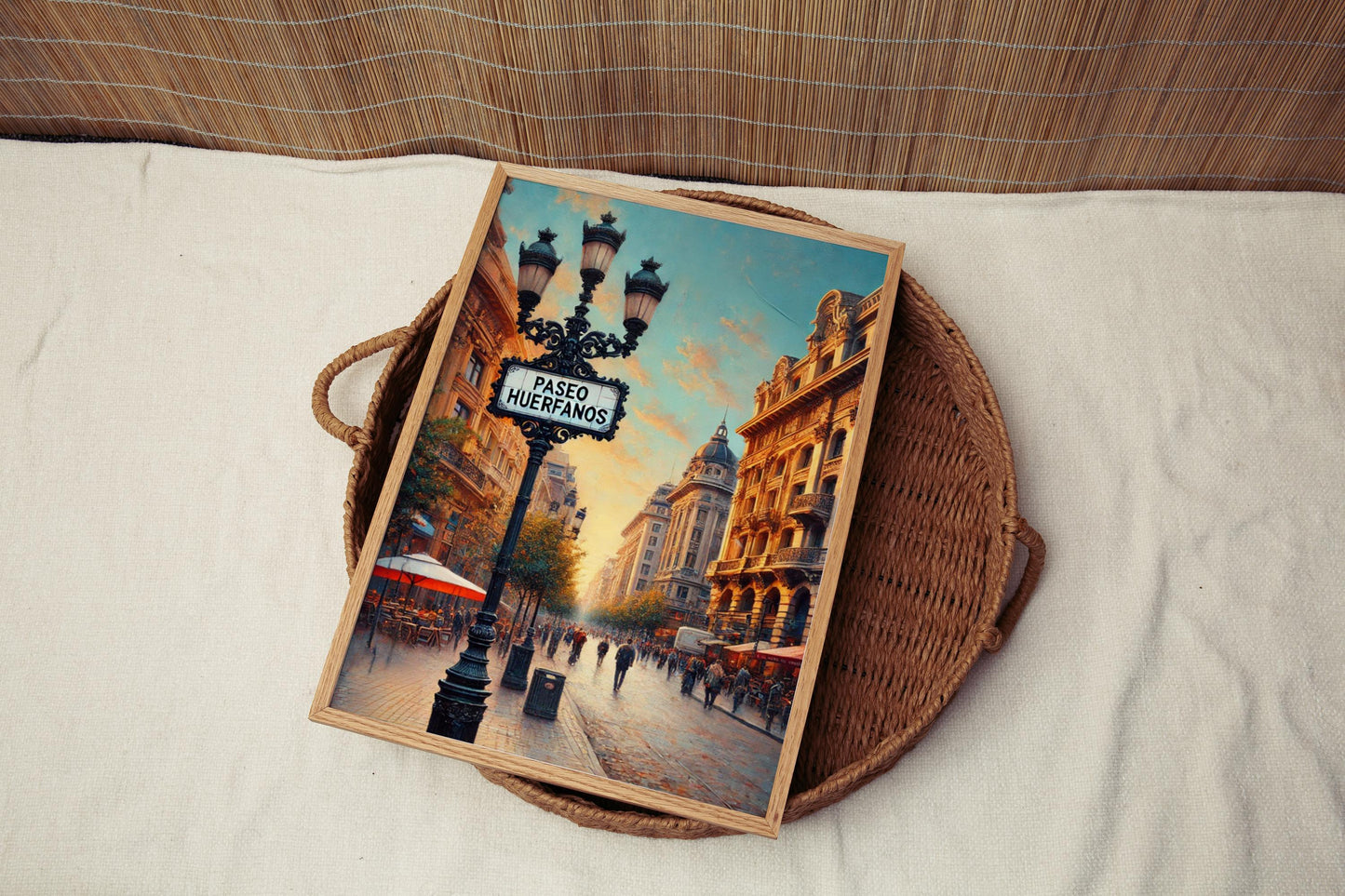 Santiago Chile Street Art Print: Vibrant Cityscape Home Decor