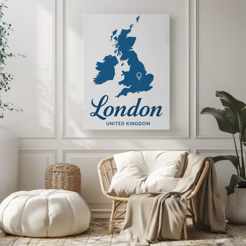 London Map Print - London, United Kingdom