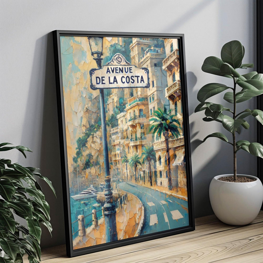 Avenue De La Costa Wall Art - Monaco, Monaco