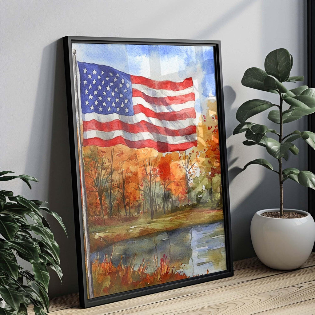 American Flag Print Patriotic - USA