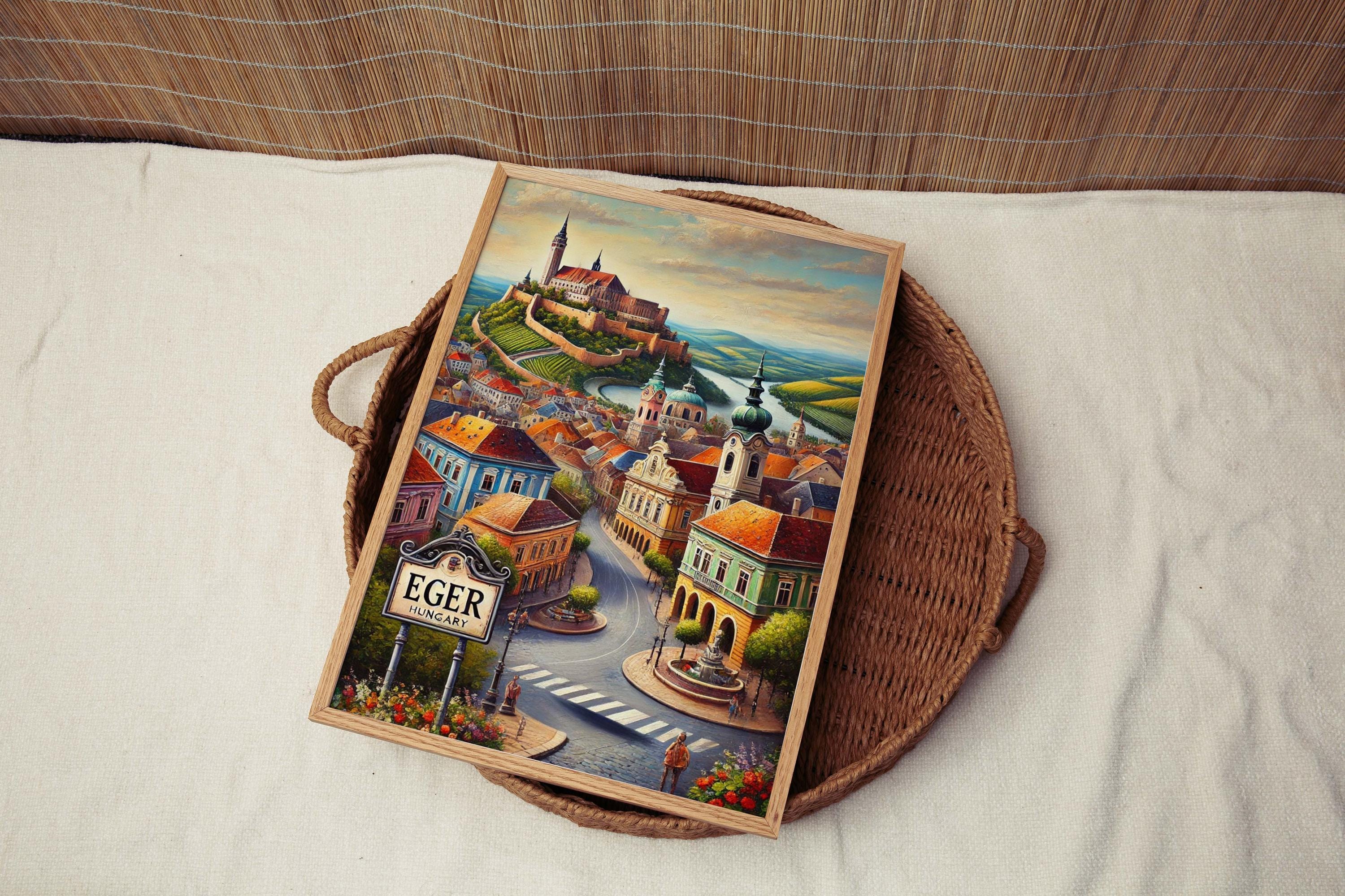 Eger Print Cityscape - Eger, Hungary