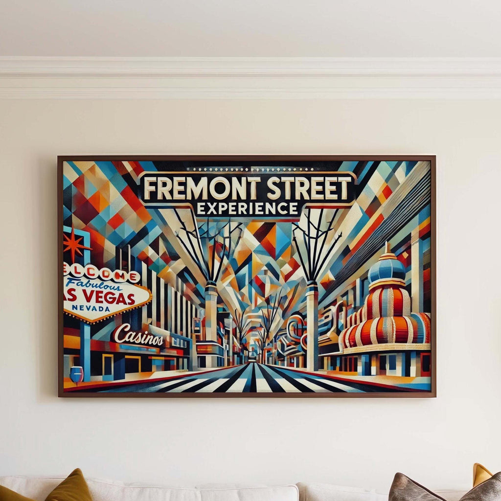 Fremont Street Print - Las Vegas, Nevada, USA