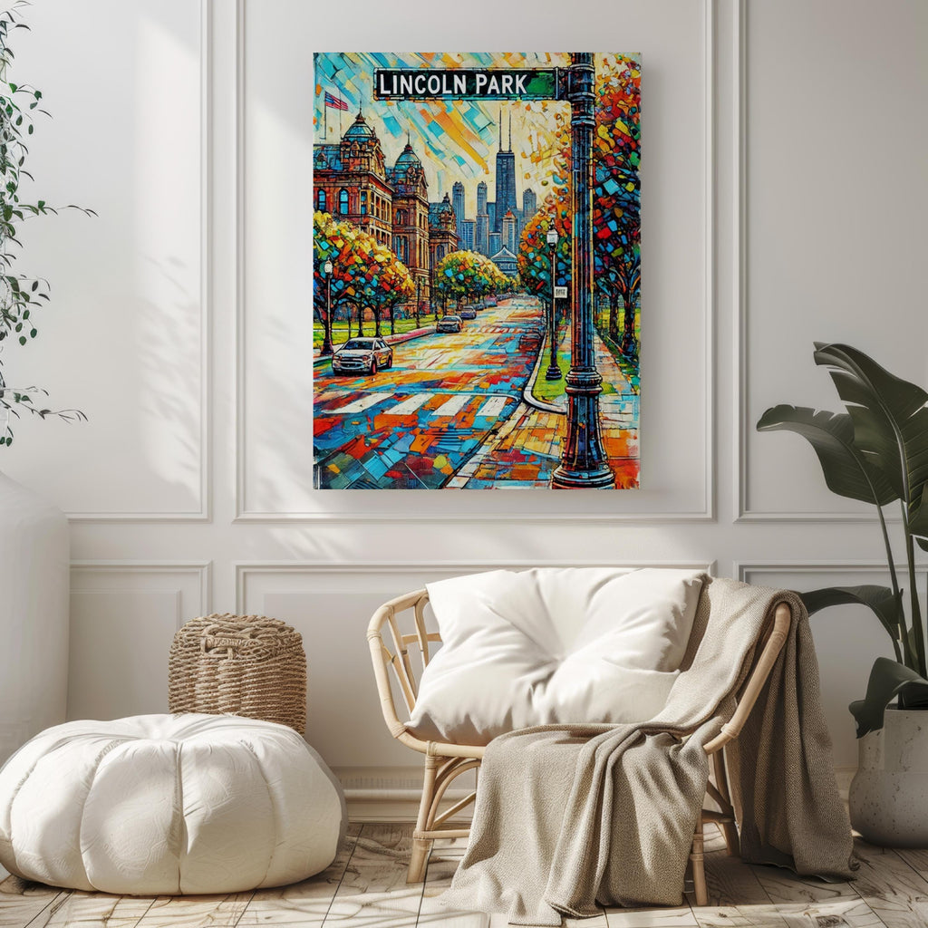 Lincoln Park Wall Art - Chicago, Illinois, USA
