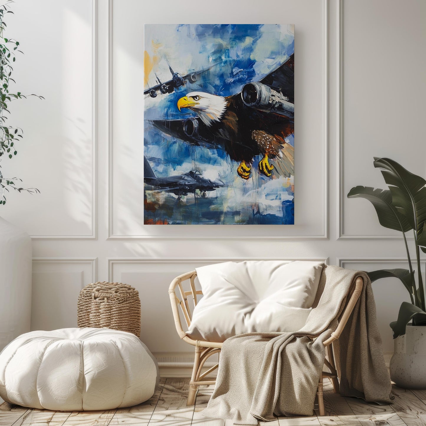 American Eagle | Abstract USA Wall Art | Patriotic Wall Art | USA Poster | United States | American Independence Artwork for Home Decor