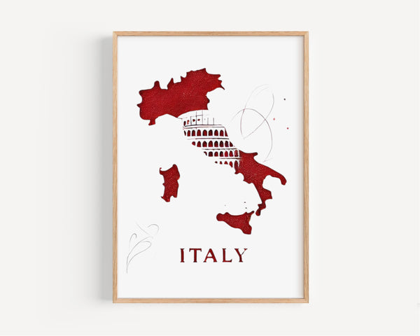 Colosseum Print Historic - Rome, Italy