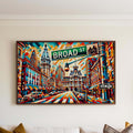 Broad Street Print - Philadelphia, Pennsylvania, USA