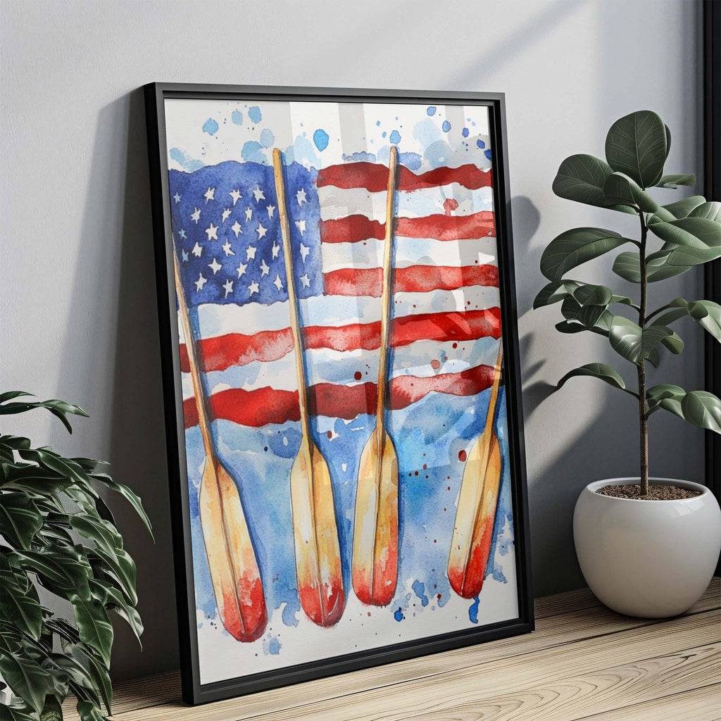 Boat Wall Art Patriotic - United States