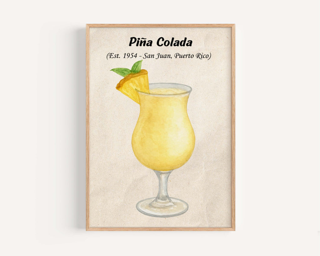 Pina Colada Wall Art Decor
