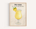 Pina Colada Wall Art Decor