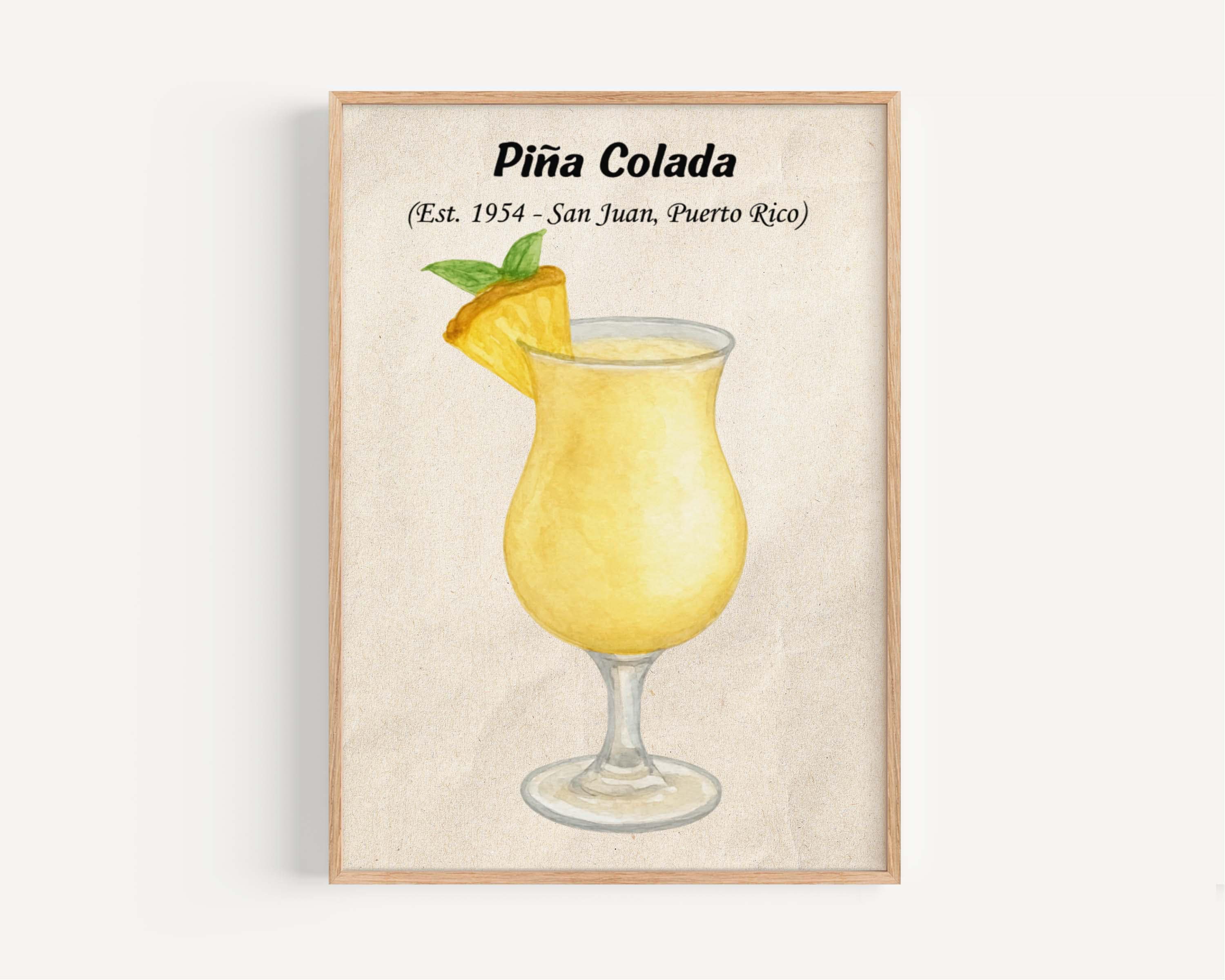 Pina Colada Wall Art Decor