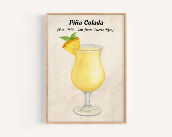 Pina Colada Wall Art Decor
