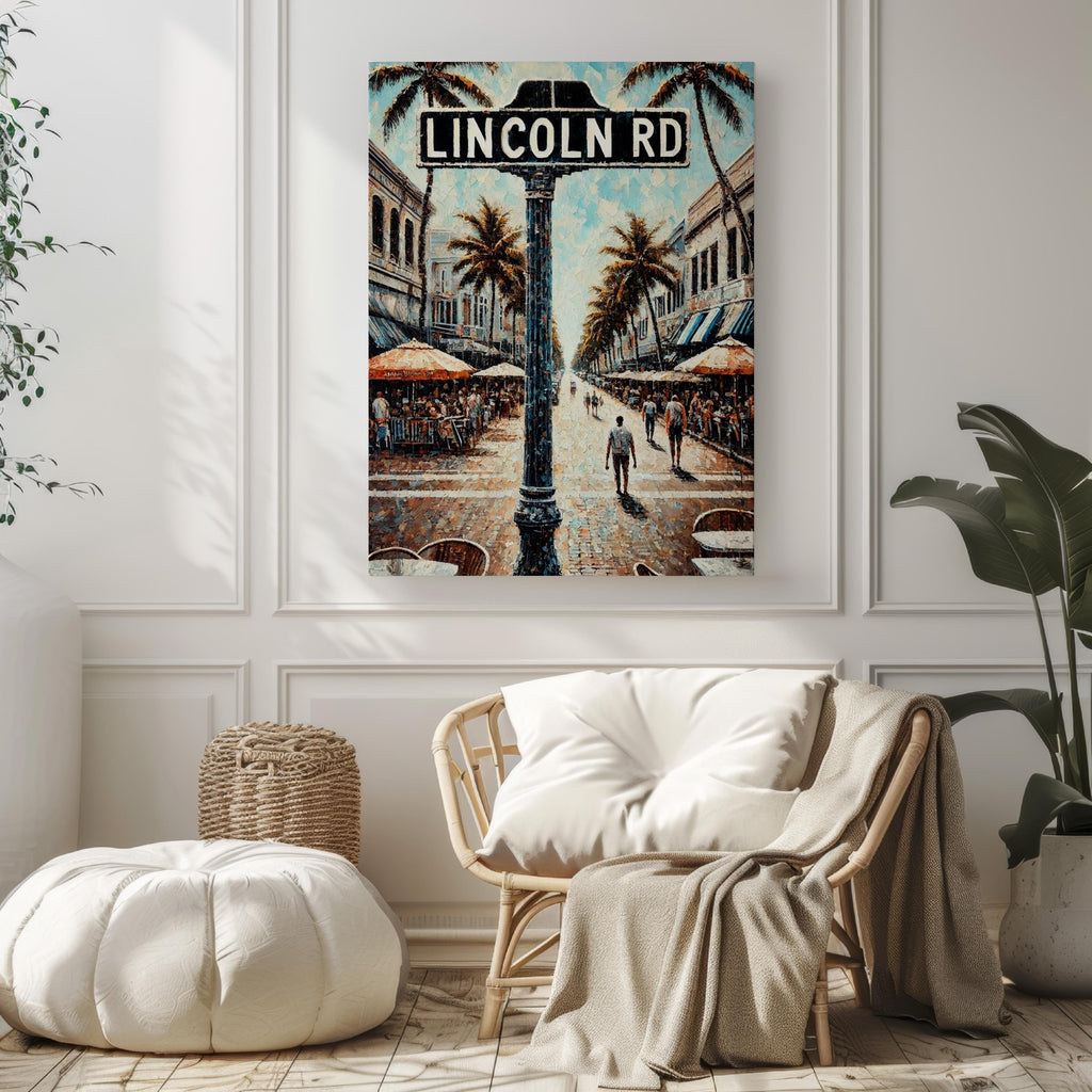Lincoln Road Wall Art - Miami Beach, Florida, USA