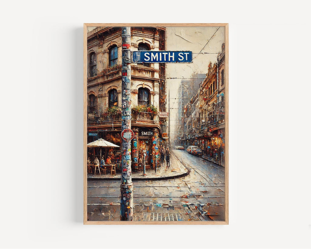 Smith St Cityscape Print - Melbourne, Australia