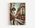 Rue Saint-Honoré Print Elegant - Paris, France