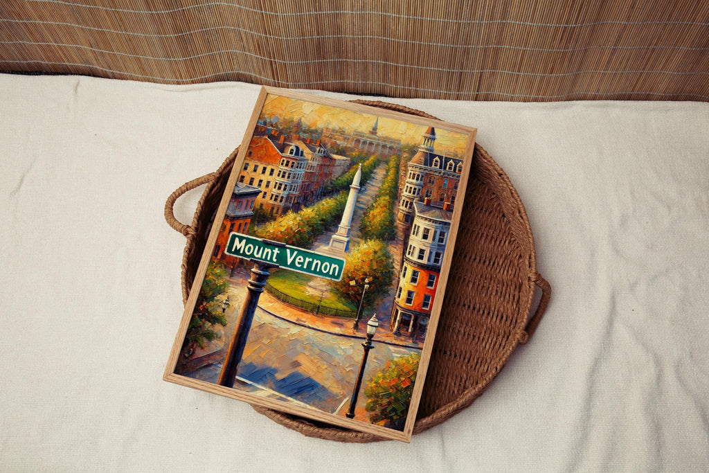 Mount Vernon Print - Baltimore, Maryland, USA